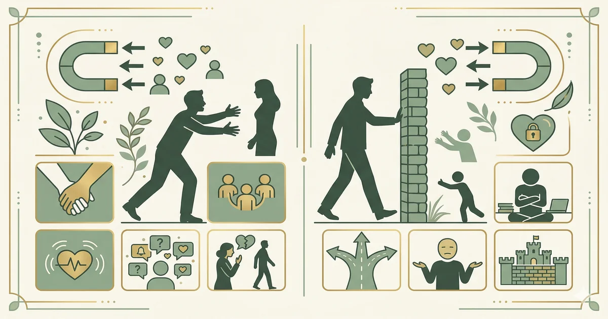 La trampa ansioso-evitativo: por qué os atraéis y cómo salir