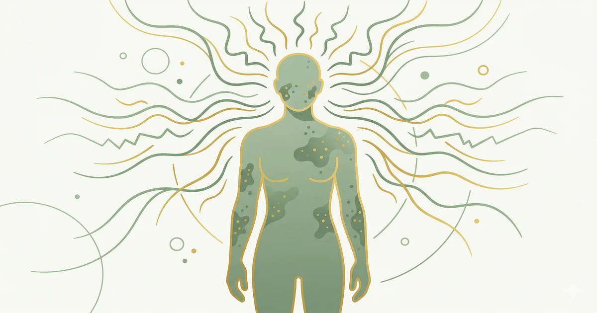 Dermatitis y erupciones cutáneas por estrés: causas, síntomas y tratamiento